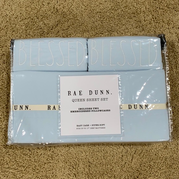 Rae Dunn Other - New Rae Dunn Blessed Queen sheet set